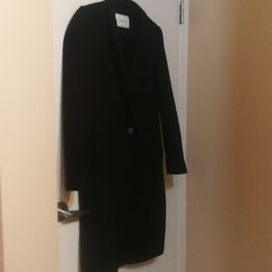 Babaton Oversize Black Wool Coat